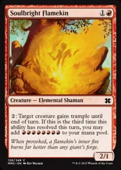 MTG-4x-Near Mint, English-Soulbright Flamekin-Modern Masters 2015 - Image 1