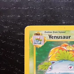 Pokemon Venusaur Holo Rare 15/102 Base Set Moderately Played (Photos Zoomed In) - Image 4