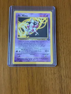 Mr. Mime Jungle 22/64 Rare Unlimited Regular English Pokemon TCG - Image 1