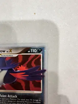 Pokemon TCG Honchkrow LV.X 132/132 Secret Wonders Holo Rare (English) - Image 4