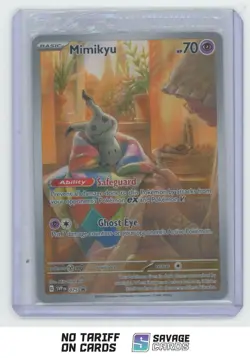 2024 Pokemon SVP Black Star Promo Paldea Fates ETB Holo Mimikyu #075 - Image 1
