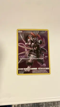 Pokemon Armored Mewtwo SM228 Sm Promo Holo Psychic Raid 120 HP - Image 1