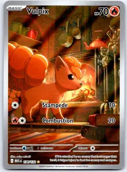 Vulpix 138/132 Illustration Rare Mega Evolution Pokemon Holo NM/M - Image 1