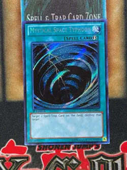 Yugioh Mystical Space Typhoon LCYW-EN062 Secret Rare 1st Ed NM - Image 1