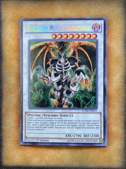 Yugioh Thought Ruler Archfiend LC5D-EN233 Secret Rare 1st Ed NM - Image 1