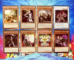Yugioh 8 Card Limited Edition Noble Knight NKRT Set Lot Yu-Gi-Oh! TCG Cards - Image 1