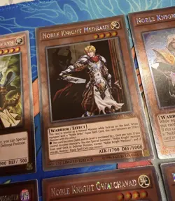 Yugioh 8 Card Limited Edition Noble Knight NKRT Set Lot Yu-Gi-Oh! TCG Cards - Image 3