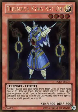 Yu-Gi-Oh! 2014 Konami Premium Gold Thunder King Rai-Oh #PGLD-EN075 - Image 1