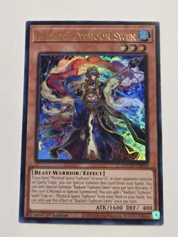 Radiant Typhoon Swen DOOD-EN014 Ultra Rare Yugioh 1st Edition Doom of Dimensions - Image 1
