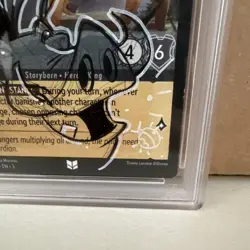 Simba - Rightful King Signed Sketch Auto Mariana Moreno Psa 10 Disney Lorcana - Image 4