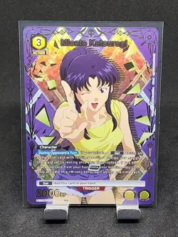 Union Arena Evangelion UE15BT EVA-1-008 Misato Katsuragi R* NM - Image 1