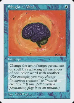 Sleight of Mind [Fifth Edition] Magic MTG - Image 1
