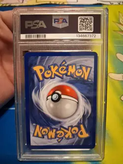 Pokemon 2000 Rockets Dark Gyarados Holo Card #8 WOTC, PSA 7 Swirl - Image 2