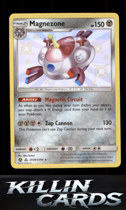 Magnezone SV29/SV94 Pokemon Shiny Holo Rare Hidden Fates: Shiny Vault Card NM - Image 1
