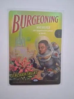 1x - Burgeoning - FOIL SHOWCASE #126 - Special Guest SPG - NM MTG - Image 1