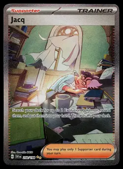 Pokemon Card - Jacq Scarlet & Violet Base Set 250/198 Holo SIR - Image 1