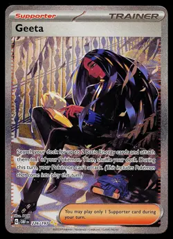 Pokemon Card - Geeta Obsidian Flames 226/197 Holo Special Illustration Rare - Image 1