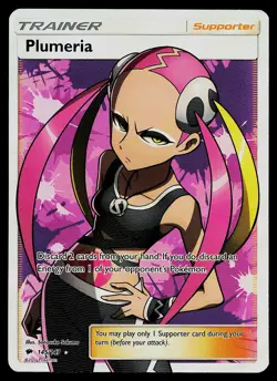 Pokemon Card - Plumeria Burning Shadows 145/147 Ultra Rare - Image 1