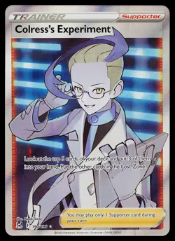 Pokemon Card - Colress's Experiment Lost Origin 190/196 Ultra Rare - Image 1