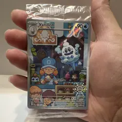 Pokemon Vanillish 190/182 SV04: Paradox Rift Illustration Rare Holo Card SEALED - Image 1