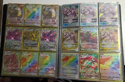 Huge 252 card Pokemon binder collection Illustration Rare , Gold , Vint. & MORE - Image 2