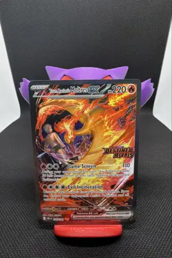 Team Rocket's Moltres ex 229/182 Sv10: Destined Rivals Holo PROMO CARD - Image 1