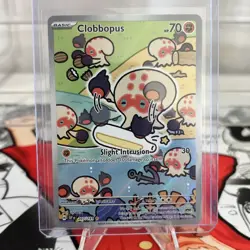 Pokemon TCG Clobbopus Holo Illustration Rare Card 207/191SV08 Surging Sparks - Image 1