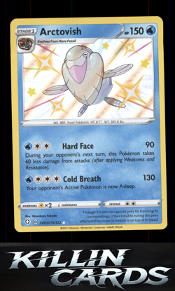 Arctovish SV037/SV122 Pokemon Shiny Holo Rare Shining Fates: Shiny Vault Card NM - Image 1