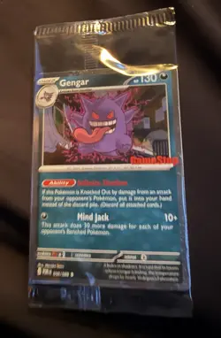 Pokemon Gengar GameStop Promo Card 050/088 English TCG Stage 2 Mind Jack 130 HP - Image 1