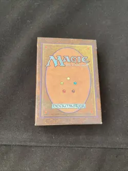 Empty Limited Edition MTG Beta Starter Deck Box Vintage Some Writing - Image 1