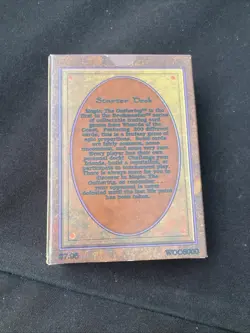 Empty Limited Edition MTG Beta Starter Deck Box Vintage Some Writing - Image 2