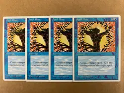 MTG 4x Spell Blast Core Set 4th Edition OLD SCHOOL Magic the Gathering x4 NM - Image 1