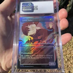 MTG - Avatar The Legend Of Roku/Avatar Roku Mythic Borderless Foil CGC 10 Pop 1 - Image 5