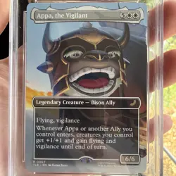 Appa, The Vigilant 0062 TLE Borderless MTG Avatar CGC Pristine 10 Pop 1 🔥 - Image 3