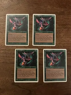Scryb Sprites NM+ 4x NEVER PLAYED MTG Fourth 4th Ed. Magic x4 FAST SHIPPING - Image 1
