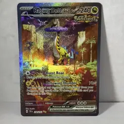 Raging Bolt ex SIR Full Art Holo 208/162 SV05 240 HP Pokemon TCG - Image 1