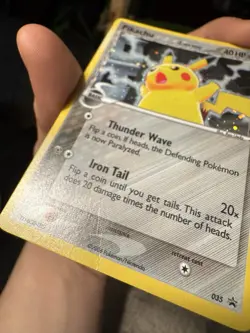 Pokemon Pikachu Delta Species 035 40HP Promo Holo Basic 2006 Nintendo - Image 3