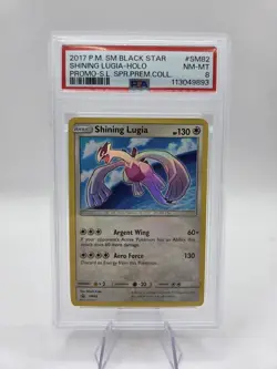 Pokemon TCG Shining Lugia SM82 Holo Rare 2017 Shining Legends Promo PSA 8 - Image 2