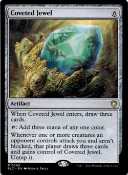 Coveted Jewel R Commander: Bloomburrow 268 Near Mint - Image 1