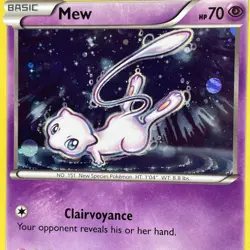 2017 Mew Black Star Holo Promo XY192 XY Promos Pokemon TCG NM/LP #2 - Image 2