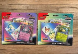 Pokemon TCG Prismatic Evolutions Tech Sticker Collection Set Lot Of 2 New/sealed - Image 1