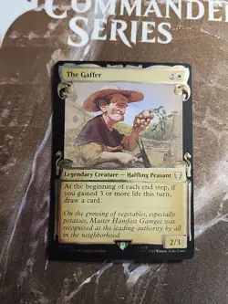 1 x The Gaffer - Foil - Showcase Scrolls - Commander: The Lord of the Rings NM - Image 1