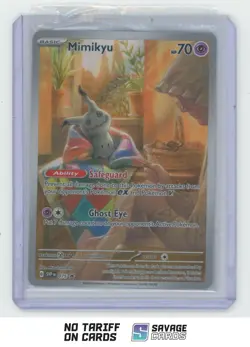 2024 Pokemon SVP Black Star Promo Paldea Fates ETB Holo Mimikyu #075 - Image 1
