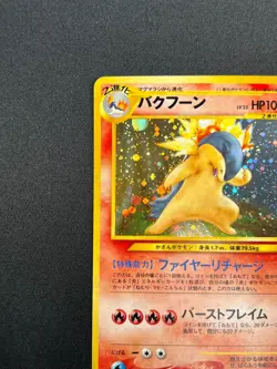 [NM] Typhlosion Pokemon Japanese 157 Lv.55 Neo Genesis Vintage Holo 28F14 - Image 4