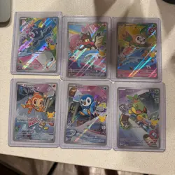 Pokemon First Partner Illustration 30th Collection Promo Set of 6 040-045 NM - Image 1