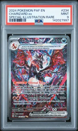 142027997 Charizard ex 2024 Pokemon Paldean Fates #234/091 PSA 9 - Image 1