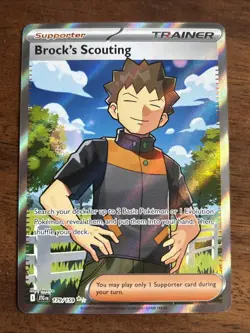 Pokemon TCG Brock’s Scouting Journey Together 179/159 - Image 1