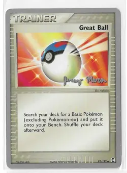 2005 World Championship Pokemon Great Ball 92/112 Jeremy Maron NM - Image 1