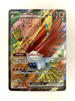 Ethan's Ho-Oh EX 209/182 S&V Destined Rivals Ultra Rare Full Art Pokemon TCG NM - Image 1