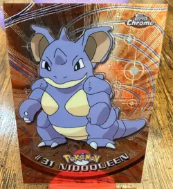 2000 Pokemon Topps Chrome Nidoqueen #31 Series 1 - Image 1